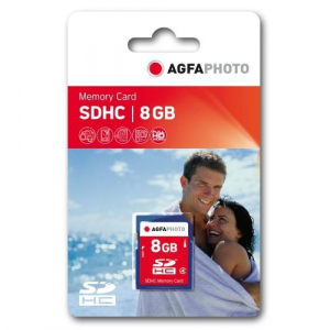 AgfaPhoto 8GB SDHC Memory card zibatmiņa