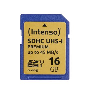 Intenso 16GB SDHC zibatmiņa Klases 10 UHS-I