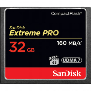 Sandisk 32GB Extreme Pro CF 160MB/s zibatmiņa CompactFlash