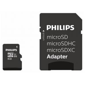 Philips FM08MP45B/00 zibatmiņa 8 GB MicroSDHC Klases 10 UHS-I