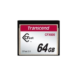 Transcend 64GB CFX600 CFast 2.0 zibatmiņa SATA MLC