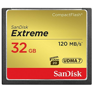 Sandisk 32GB Extreme zibatmiņa CompactFlash