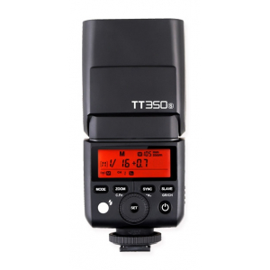 Godox TT350S kameras zibspuldze Kompaktā zibspuldze Melns