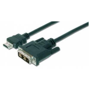 ASSMANN Electronic AK-330300-020-S video kabeļu aksesuārs 2 m HDMI DVI-D Melns