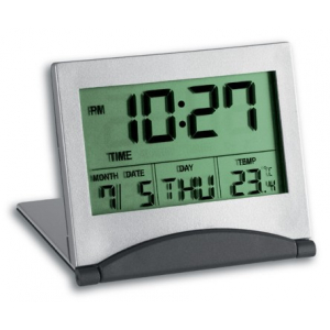 TFA-Dostmann 98.1054 alarm clock Grey, Silver