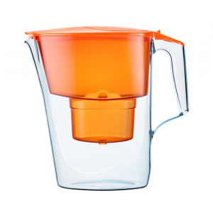 AQUAPHOR Time 2,5 l, Orange, Transparent 200 l + refill B100-25 