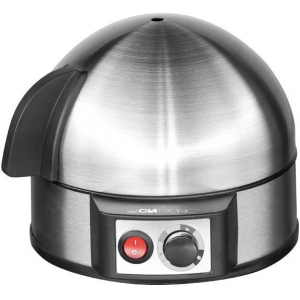 Clatronic EK 3321 egg cooker 7 egg(s) 400 W Black, Stainless steel EK 3321