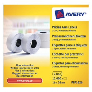 Avery Zweckform PLP1626 self-adhesive label White Permanent