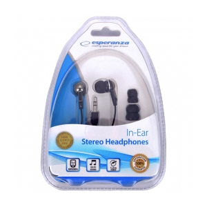 Esperanza EH125 headphones/headset In-ear Black,Graphite EH125