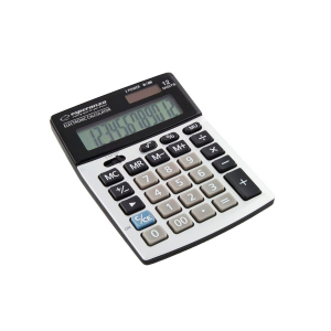 xlyne ECL102 calculator Desktop Basic Black, Silver ECL102