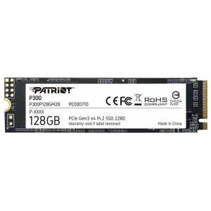 Patriot Memory P300P128GM28 internal solid state drive M.2 128 GB PCI Express NVMe