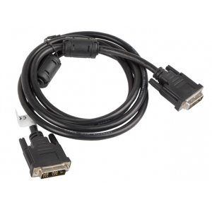 Lanberg CA-DVIS-10CC-0018-BK DVI cable 1.8 m DVI-D Black