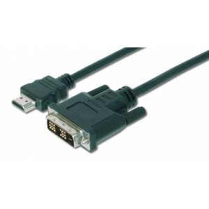 ASSMANN Electronic AK-330300-050-S cable interface/gender adapter DVI-D HDMI type A Black