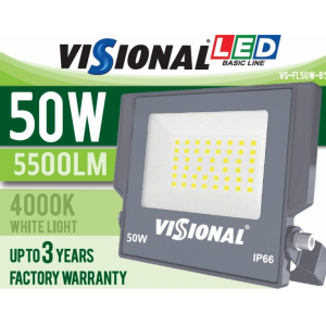 LED āra prožektors 50W 4000K IP66 Basic line VS-FL50W