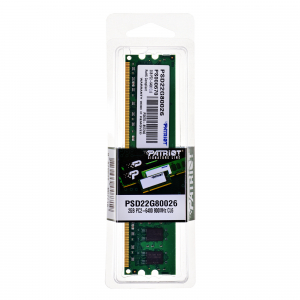 Patriot Memory 2GB PC2-6400 memory module 1 x 2 GB DDR2 800 MHz