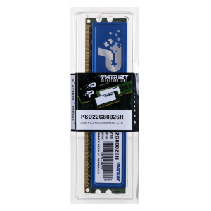 Patriot Memory PSD22G80026H memory module 2 GB 1 x 2 GB DDR2 800 MHz