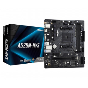 Asrock A520M-HVS Socket AM4 micro ATX AMD A520