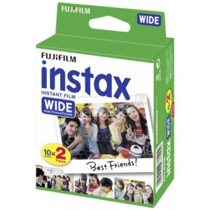 Fujifilm | Instax Wide Glossy (10plx2) Film | 108 x 86 mm | Quantity 20 Fuji instax Wide