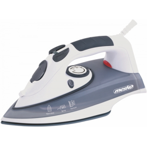 Iron Mesko MS 5016  Grey/White, 2000 W, With cord, Anti-scale system, Vertical steam function MS 501...
