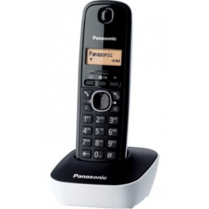 Panasonic KX-TG1611 DECT telephone Black, White Caller ID