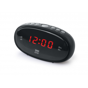 New-One Clock-radio CR100 Black, Alarm function CR100