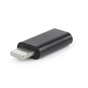 Gembird | USB Type-C adapter (CF/8pin M), Black A-USB-CF8PM-01