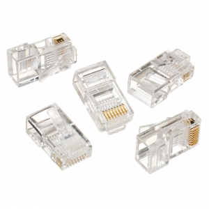 Cablexpert | Modular plug 8P8C for solid LAN cable CAT5, UTP, 10 pcs. per bag LC-8P8C-001/10
