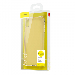 Baseus iPhone Xs Max case Simplicity series Transparent Gold (ARAPIPH65-B0V) ARAPIPH65-B0V