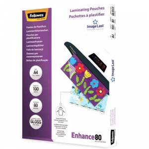 Fellowes ImageLast A4 80 Micron Laminating Pouch - 100 pack