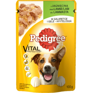 PEDIGREE Adult mix of lamb and liver - wet dog food - 100 g 